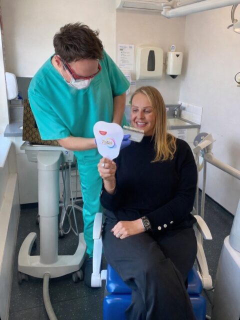 Our manager Kate recently took James up on his teeth whitening consultation offer.

Booking is quick and easy, and the experience in the surgery is calm and relaxing.

James and his nurse Grace will guide you through every step of using your kit, making the process simple and stress free.

Book your consultation today! ✨